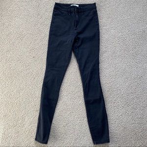 abercrombie black skinny jeans 25 0